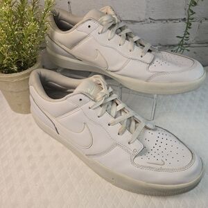 NIKE SB FORCE 58 PREMIUM MENS SNEAKERS WHITE WALKING SHOE SIZE 15